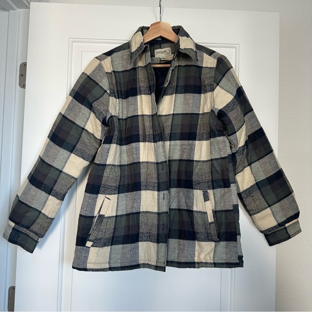 Canyon Guide Flannel Jacket - Blue and Cream see details for my size opinion
